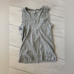 Free People Heather Gray Tank Top